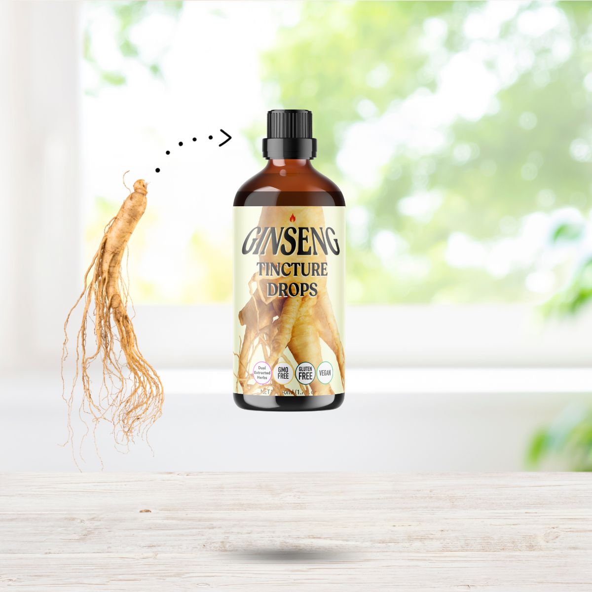 Ginseng Extract Tincture Drops