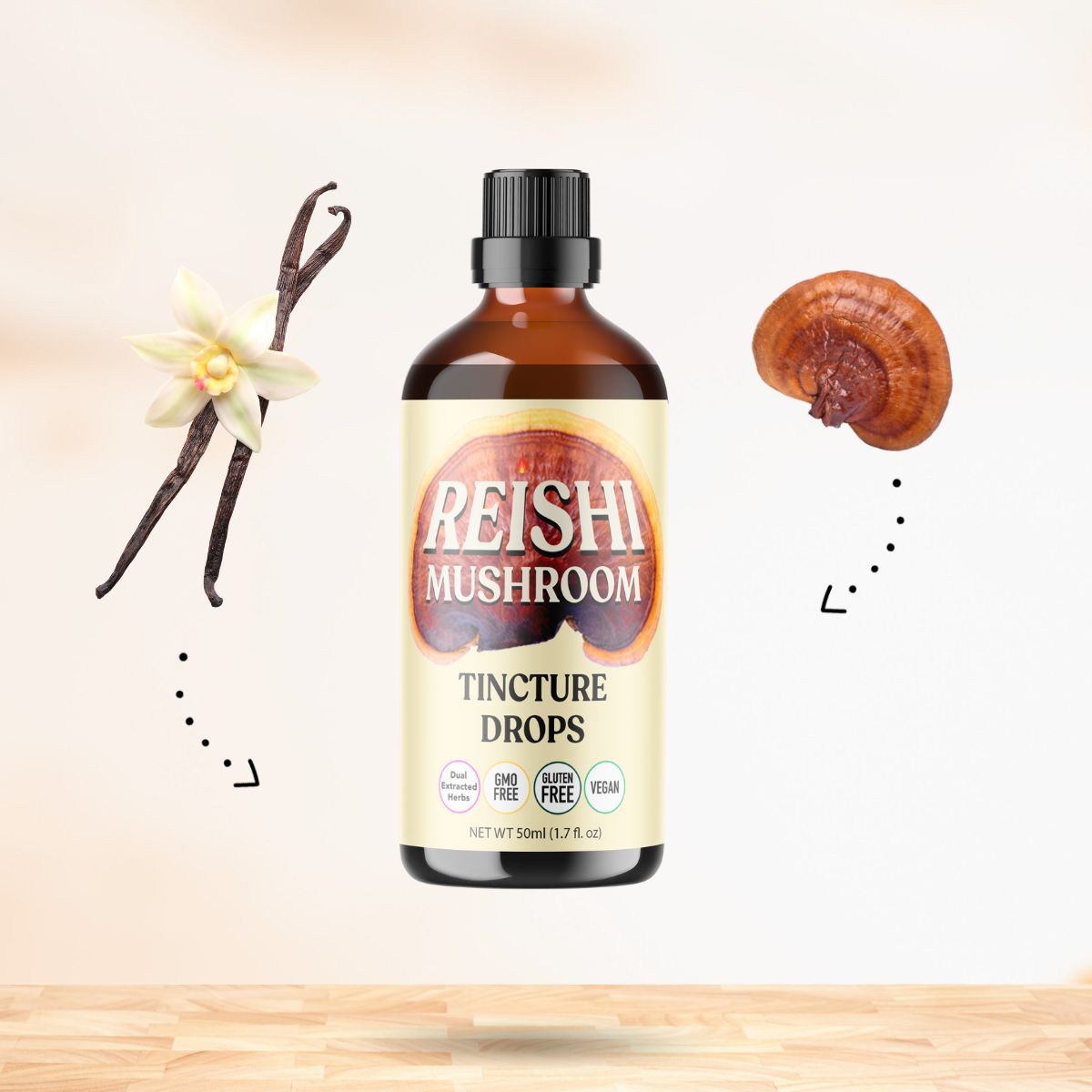 Organic Reishi Extract Tincture Drops