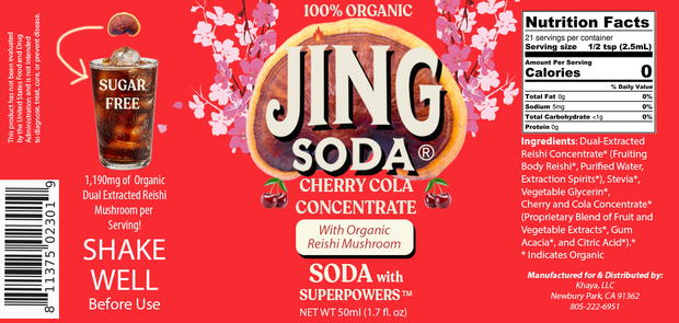 Jing Soda® Organic Cherry Cola