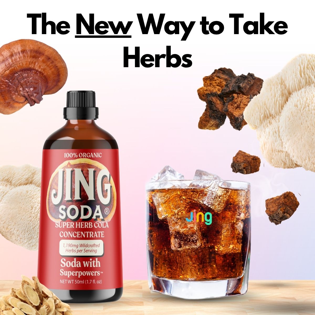 Jing Soda® Super Herb Cola