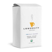 Longevity Coffee LIGHT Roast Beans, 5 lb BULK BAG WHOLE BEANS