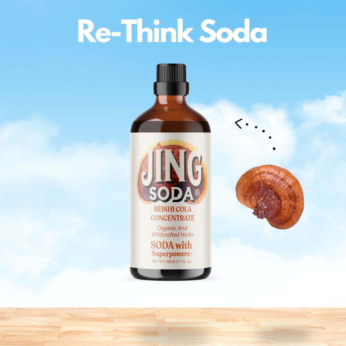 Jing Soda® Reishi Cola