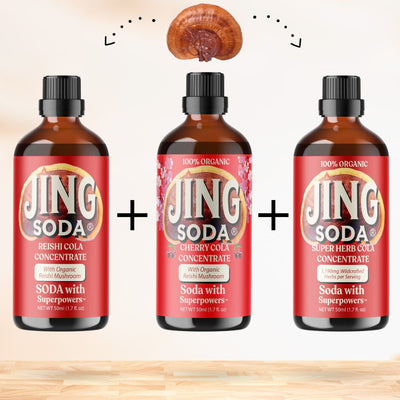 Jing Soda, 3 Cola Variety, 50mL (3 Pack)