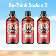 Jing Soda® Super Herb Cola - 3 Bottle Bundle!