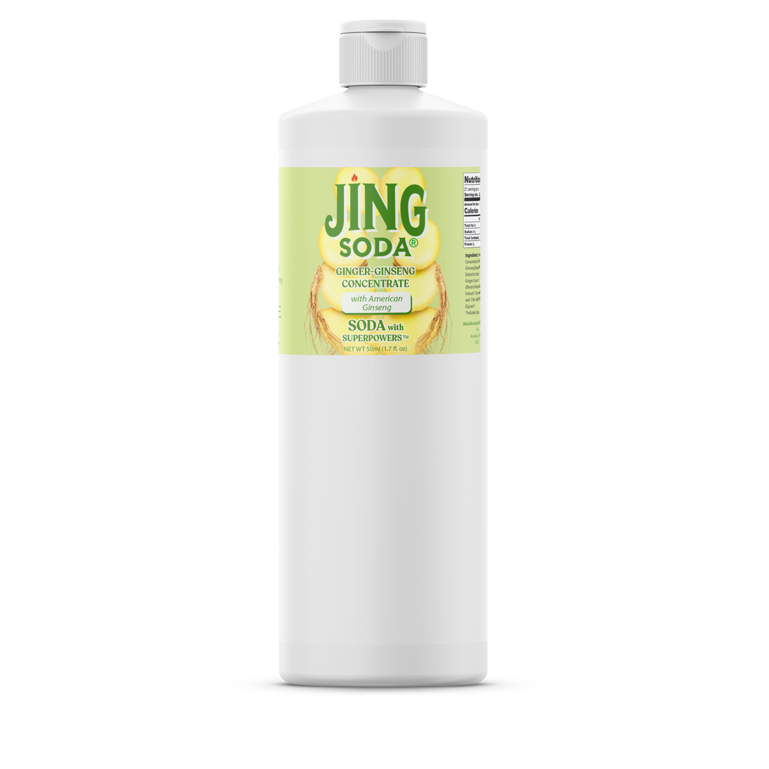 NEW! Jing Soda® Ginger Ginseng, 32oz