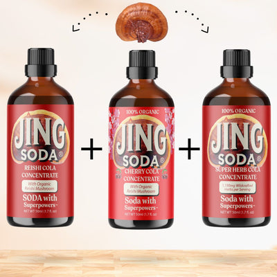 Jing Soda, 3 Cola Variety, 50mL (3 Pack)