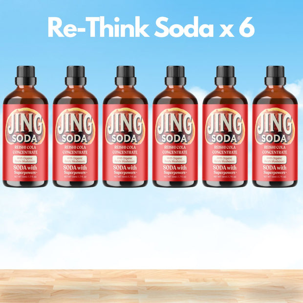 JIng Soda, Reishi Cola, 50mL (6 Pack)