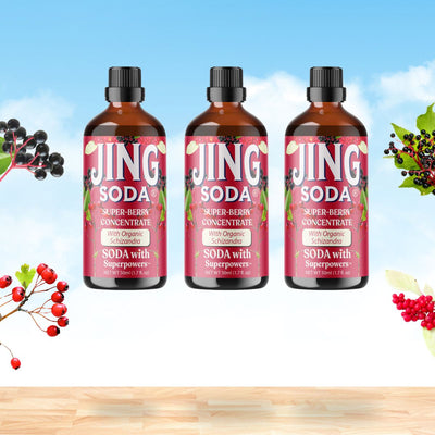 Jing Soda, Super Berry, 50mL (3 Pack)