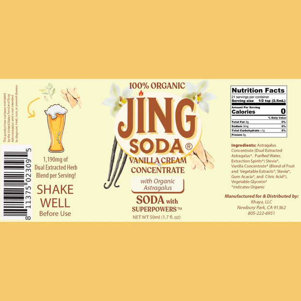 Jing Soda® Vanilla Cream